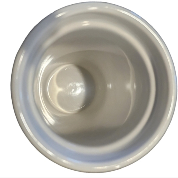 Starbucks 12 Tumbler Ceramic Travel Coffee Mug Lid Mermaid Siren White Green - Picture 7 of 9